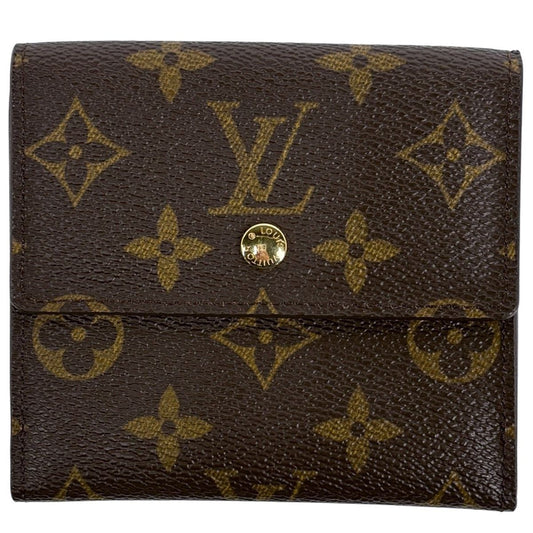 Louis Vuitton Porte Monet Billets Cult Cles Hook Monogram Brown Wallet