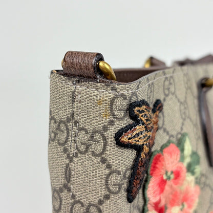 Gucci Courier Tote Sherry Line Web 2-Way Beige Multicolor — view 5