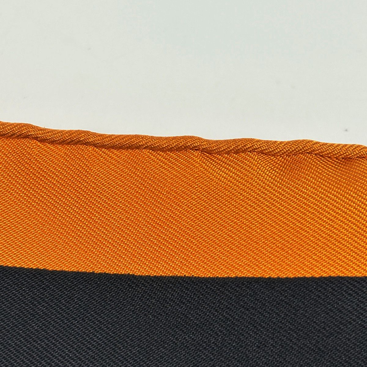Hermes Carre 90 Sequence Scarf Silk Orange Black — view 3