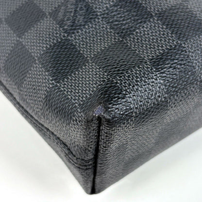 Louis Vuitton Porte Documin Jour NM Pdj Damier Graphite Black Handbag — view 3