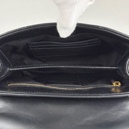 Saint Laurent Yves Lou Toy Shoulder Bag Leather Black — view 7