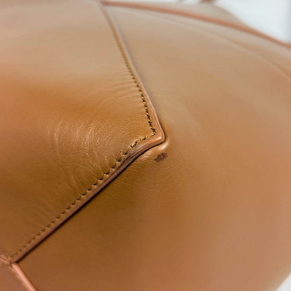 Loewe Puzzle Fold Tote Leather Camel — view 3