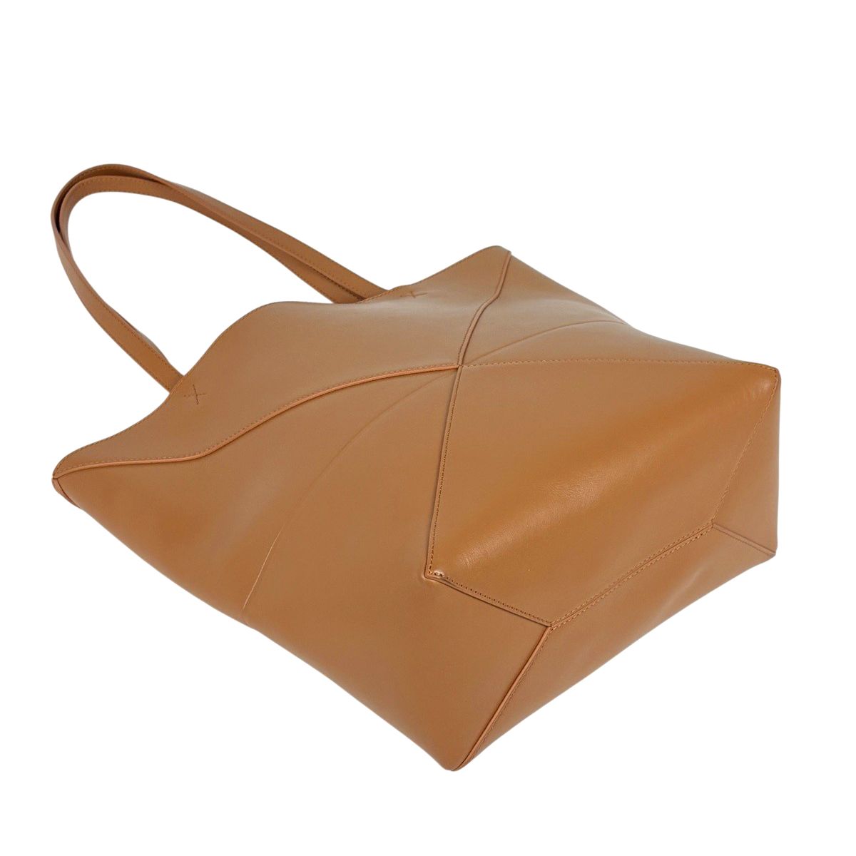 Loewe Puzzle Fold Tote Leather Camel — view 2