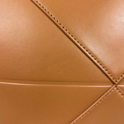 Loewe Puzzle Fold Tote Leather Camel — view 5