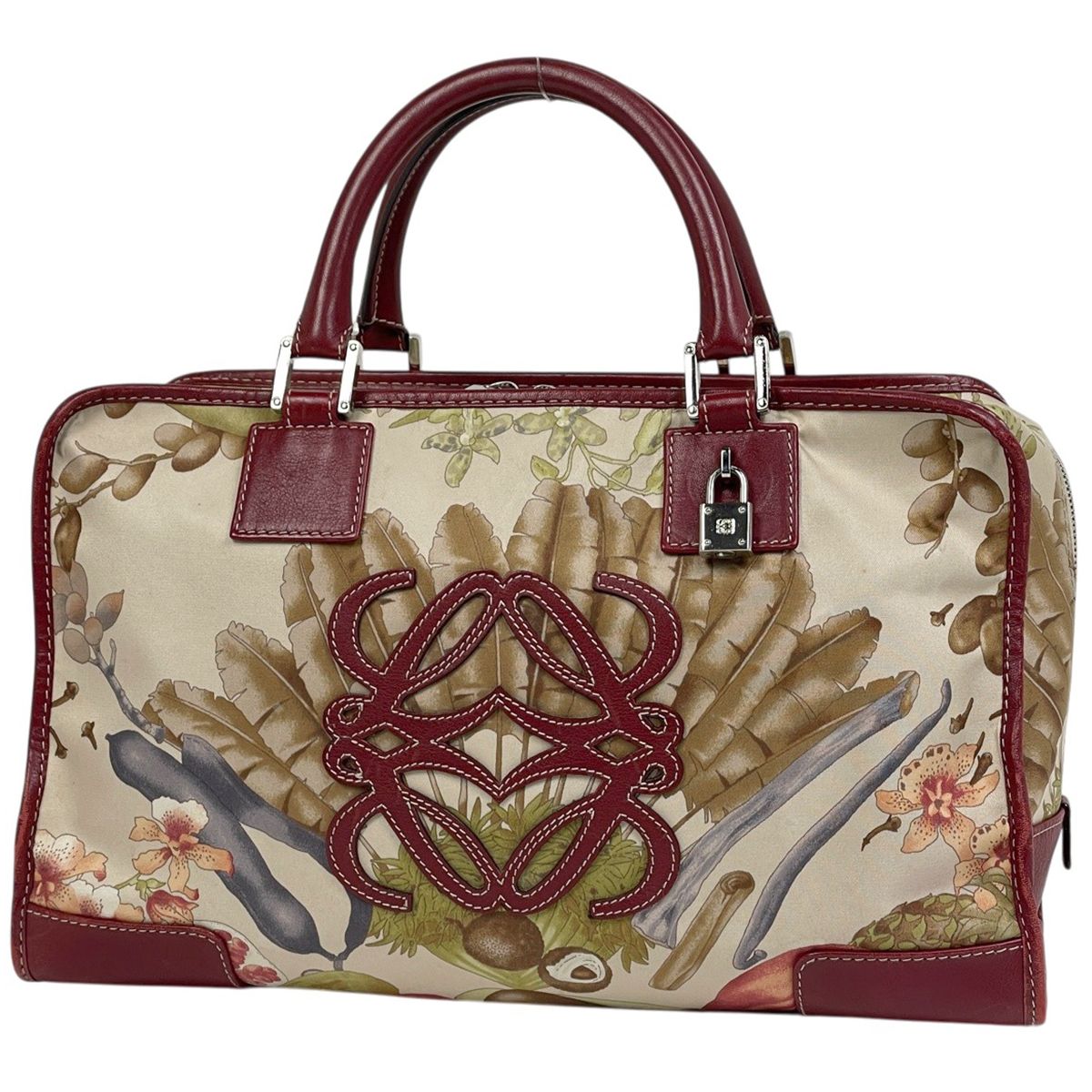 Loewe Amazona 36 Anagram Fabric Multicolor Handbag