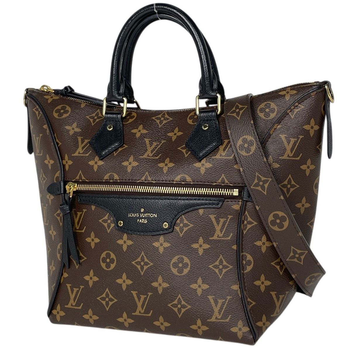 Louis Vuitton Tournelle PM 2-Way Shoulder Bag Monogram Brown Noir