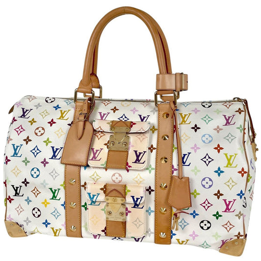Louis Vuitton Keepall 45 Boston Bag Monogram Multicolor Blanc s