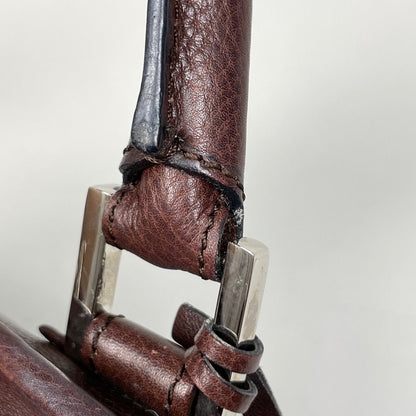 Loewe Amazona 28 Anagram Handbag Leather Brown — view 5