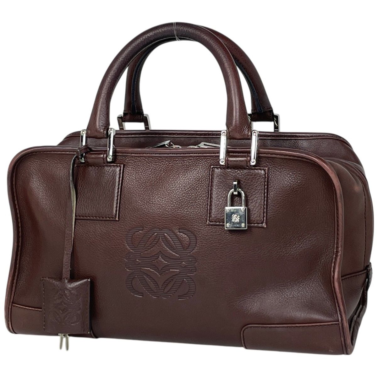 Loewe Amazona 28 Anagram Handbag Leather Brown