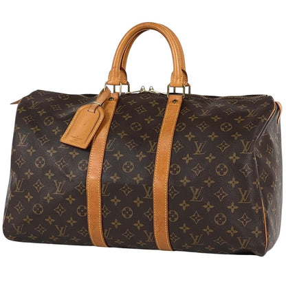 Louis Vuitton Keepall 45 Boston Bag Monogram Brown
