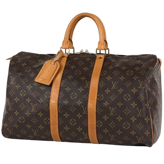 Louis Vuitton Keepall 45 Boston Bag Monogram Brown