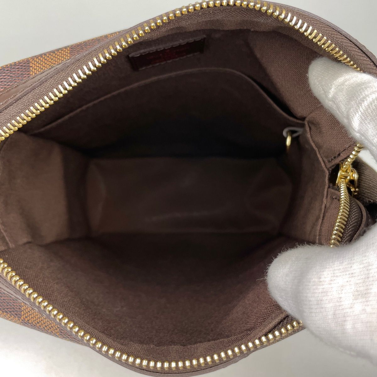 Louis Vuitton Trotteur Boble Shoulder Bag Damier Brown — view 6