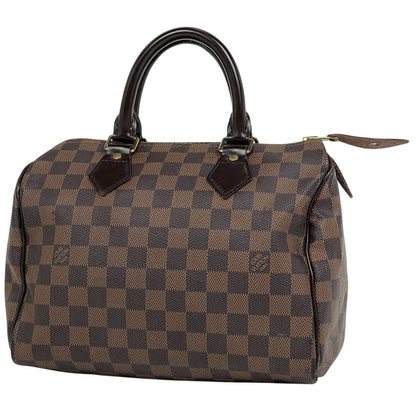 Louis Vuitton Junk Speedy 25 Handbag Damier Brown