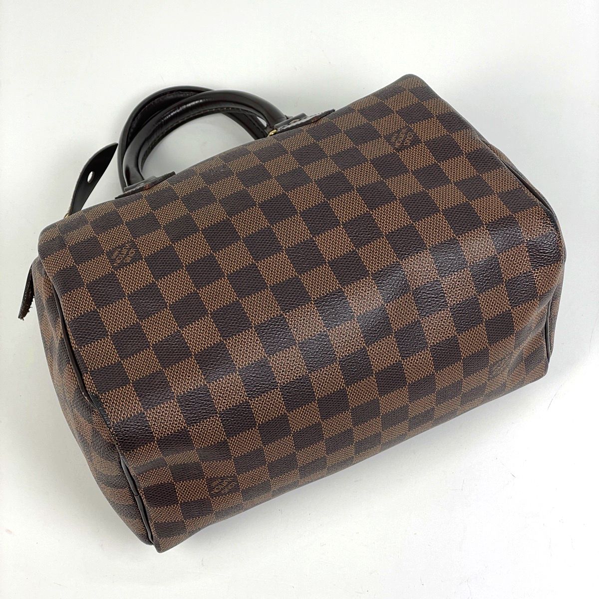 Louis Vuitton Junk Speedy 25 Handbag Damier Brown — view 2