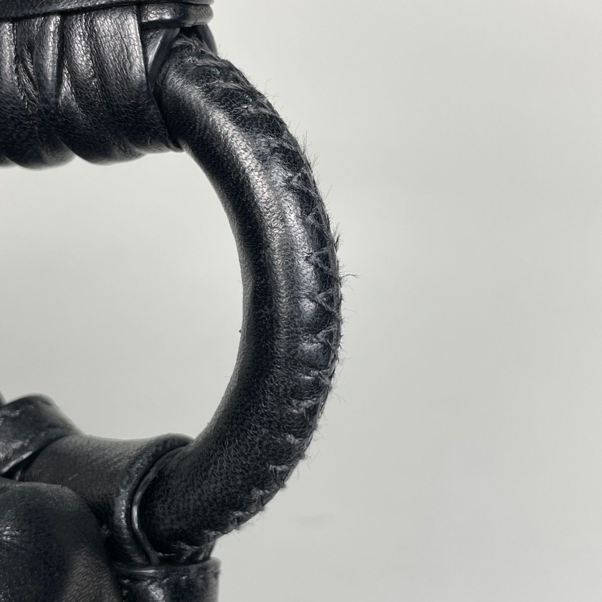 Prada Logo Shoulder Bag Leather Nero — view 4