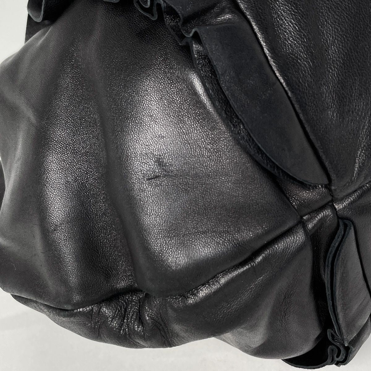 Prada Logo Shoulder Bag Leather Nero — view 3