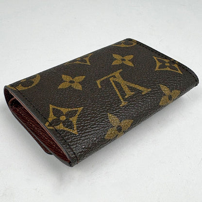 Louis Vuitton Porte-Monnaie Plat Coin Case Monogram Brown — view 2