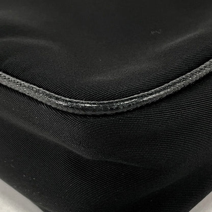Prada Chain Shoulder Bag Nylon Nero — view 3