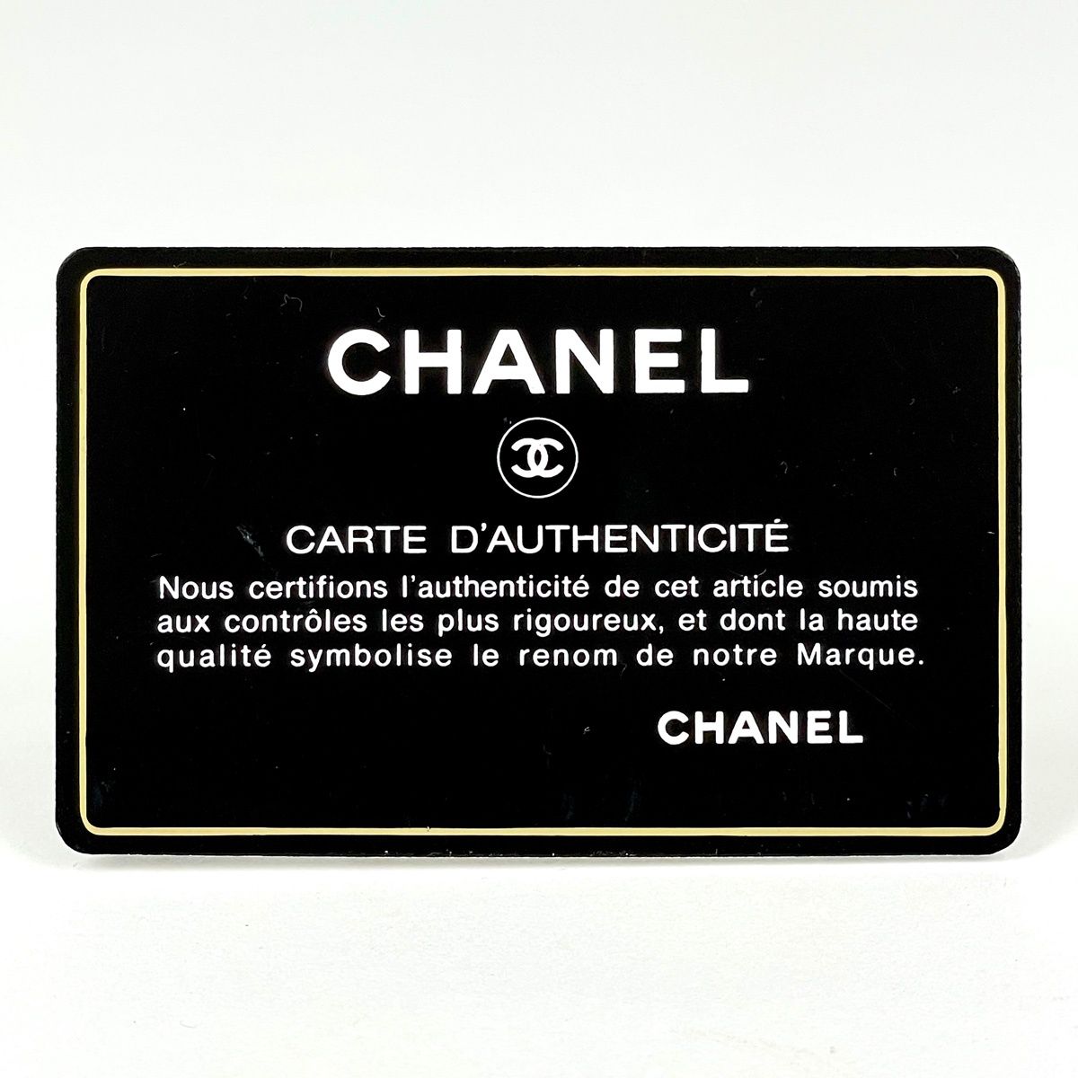Chanel CC Logo Chain Shoulder Bag Caviar Leather Black — view 9