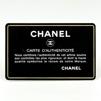 Chanel CC Logo Chain Shoulder Bag Caviar Leather Black — view 9