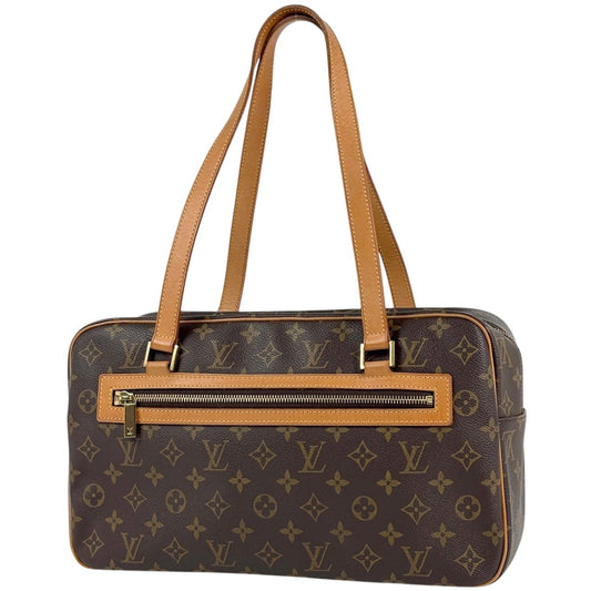 Louis Vuitton Cite GM Shoulder Bag Monogram Brown