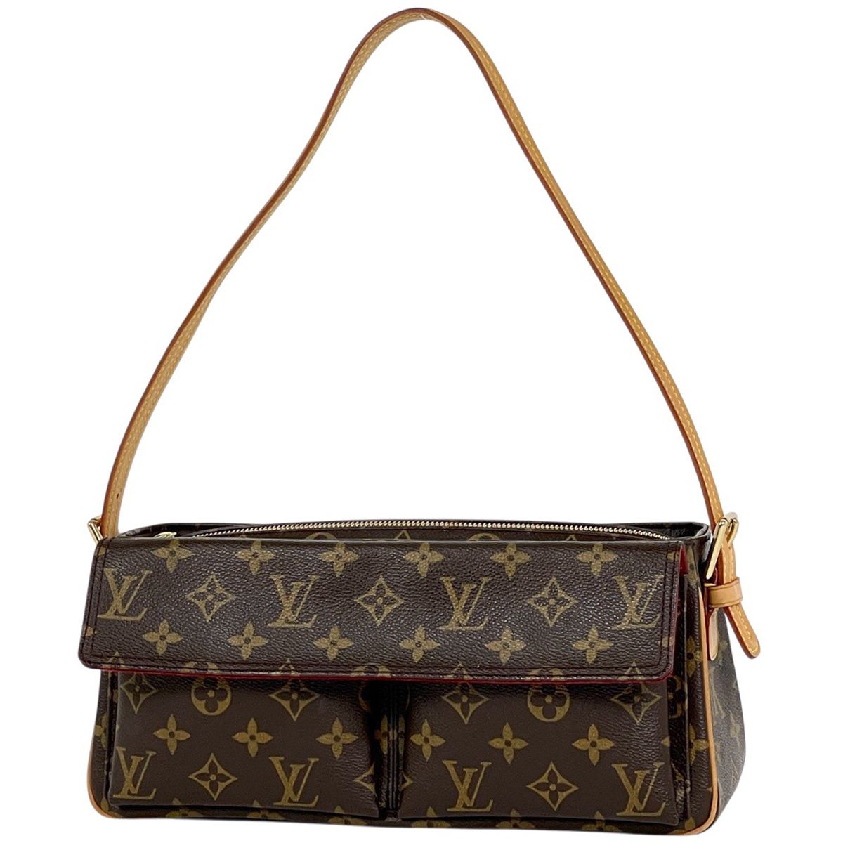 Louis Vuitton Viva-Cite MM Shoulder Bag Monogram Brown