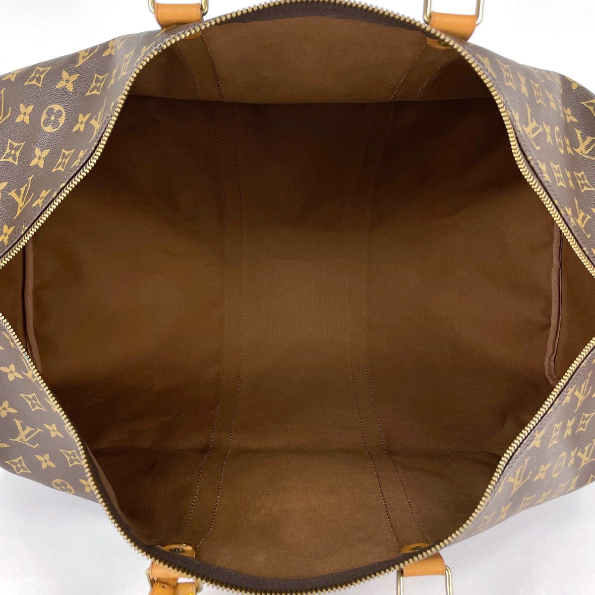 Louis Vuitton Keepall 60 Boston Bag Monogram Brown — view 9