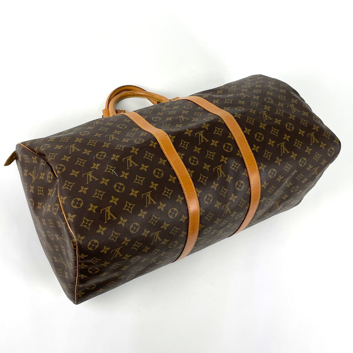 Louis Vuitton Keepall 60 Boston Bag Monogram Brown — view 2