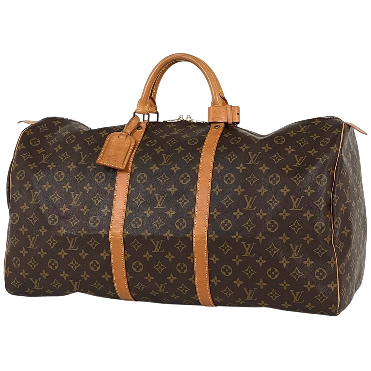 Louis Vuitton Keepall 60 Boston Bag Monogram Brown