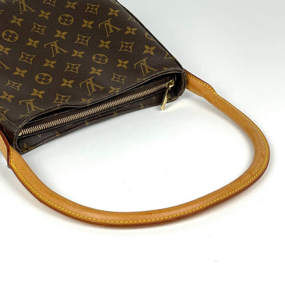 Louis Vuitton Looping MM Shoulder Bag Monogram Brown — view 6
