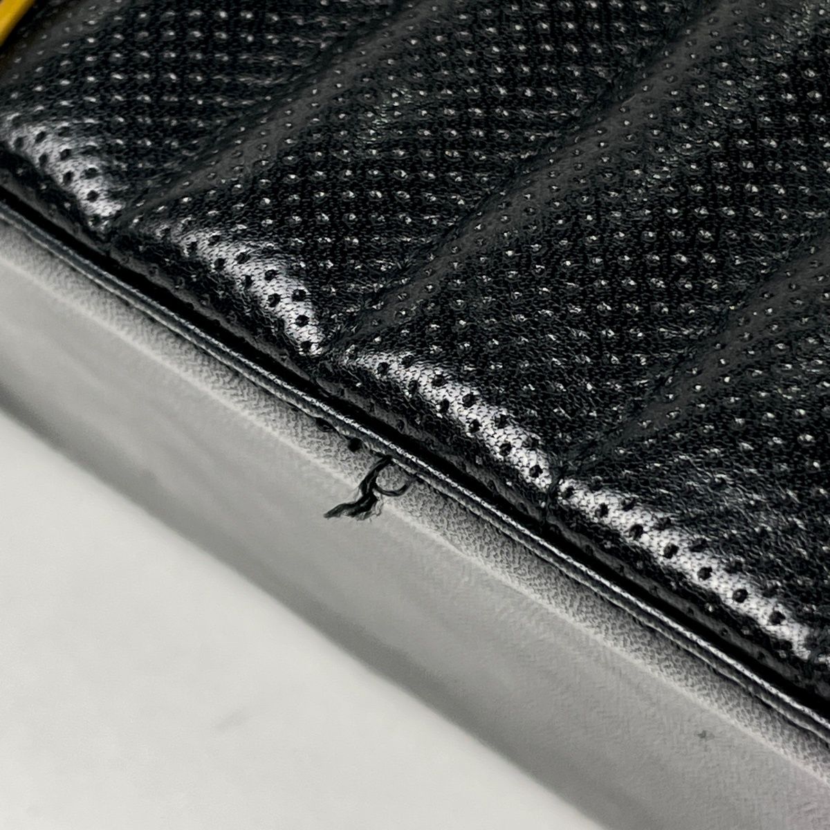 Dior Montenecris Handbag Trailer Leather Black Yellow — view 4