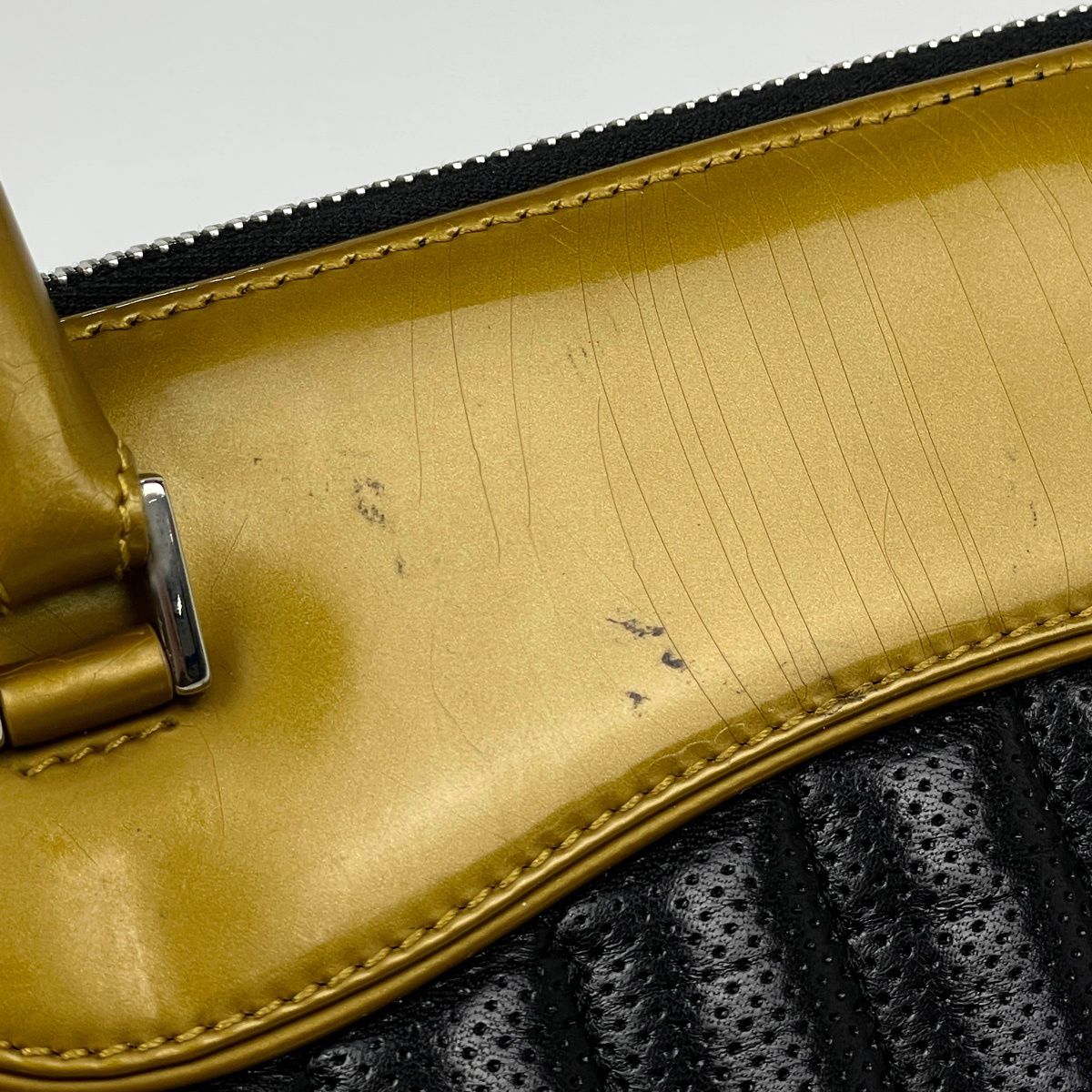 Dior Montenecris Handbag Trailer Leather Black Yellow — view 6