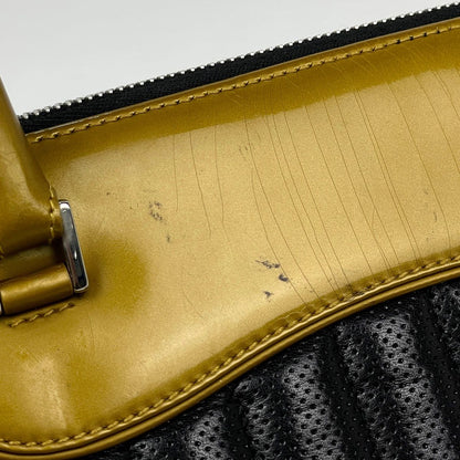Dior Montenecris Handbag Trailer Leather Black Yellow — view 6