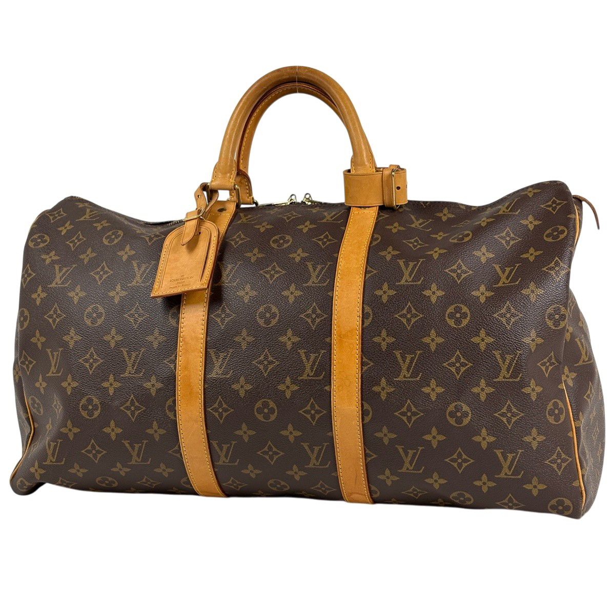 Louis Vuitton Keepall 50 Boston Bag Monogram Brown