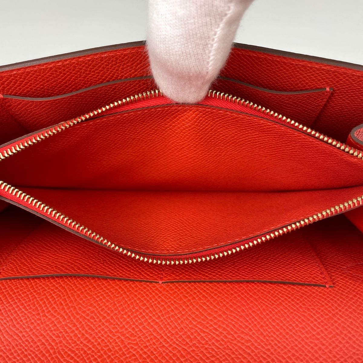 Hermes Kelly to Go 2-Way Shoulder Bag Wallet Veau Epsom Capucines — view 6