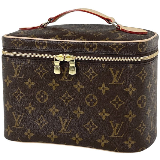 Louis Vuitton Nice BB Makeup Cosmetics Pouch Monogram Brown