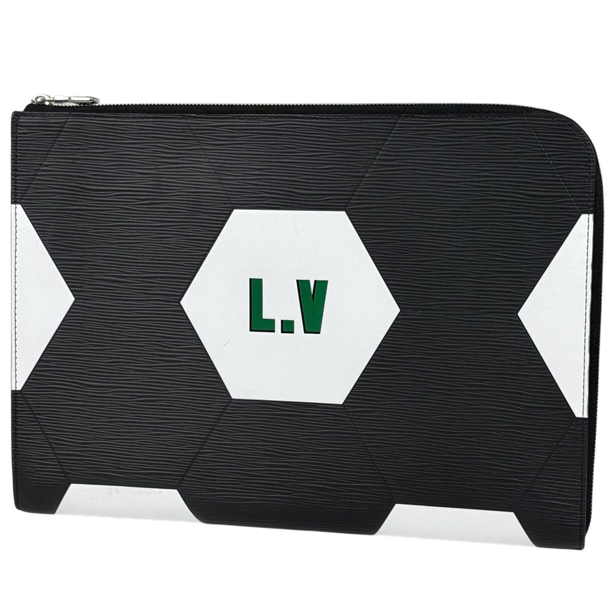 Louis Vuitton Pochette Jour GM Fifa World Cup Document Case Epi Noir Clutch