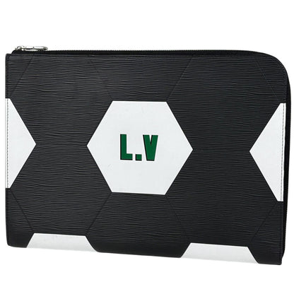 Louis Vuitton Pochette Jour GM Fifa World Cup Document Case Epi Noir Clutch