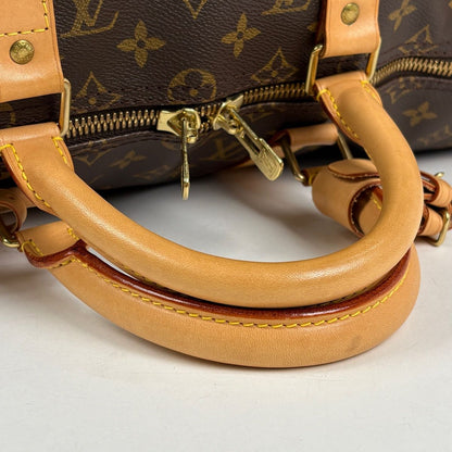 Louis Vuitton Keepall Bandouliere 50 Boston Bag Monogram Brown — view 7