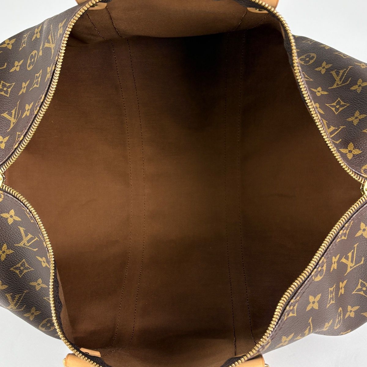 Louis Vuitton Keepall Bandouliere 50 Boston Bag Monogram Brown — view 8