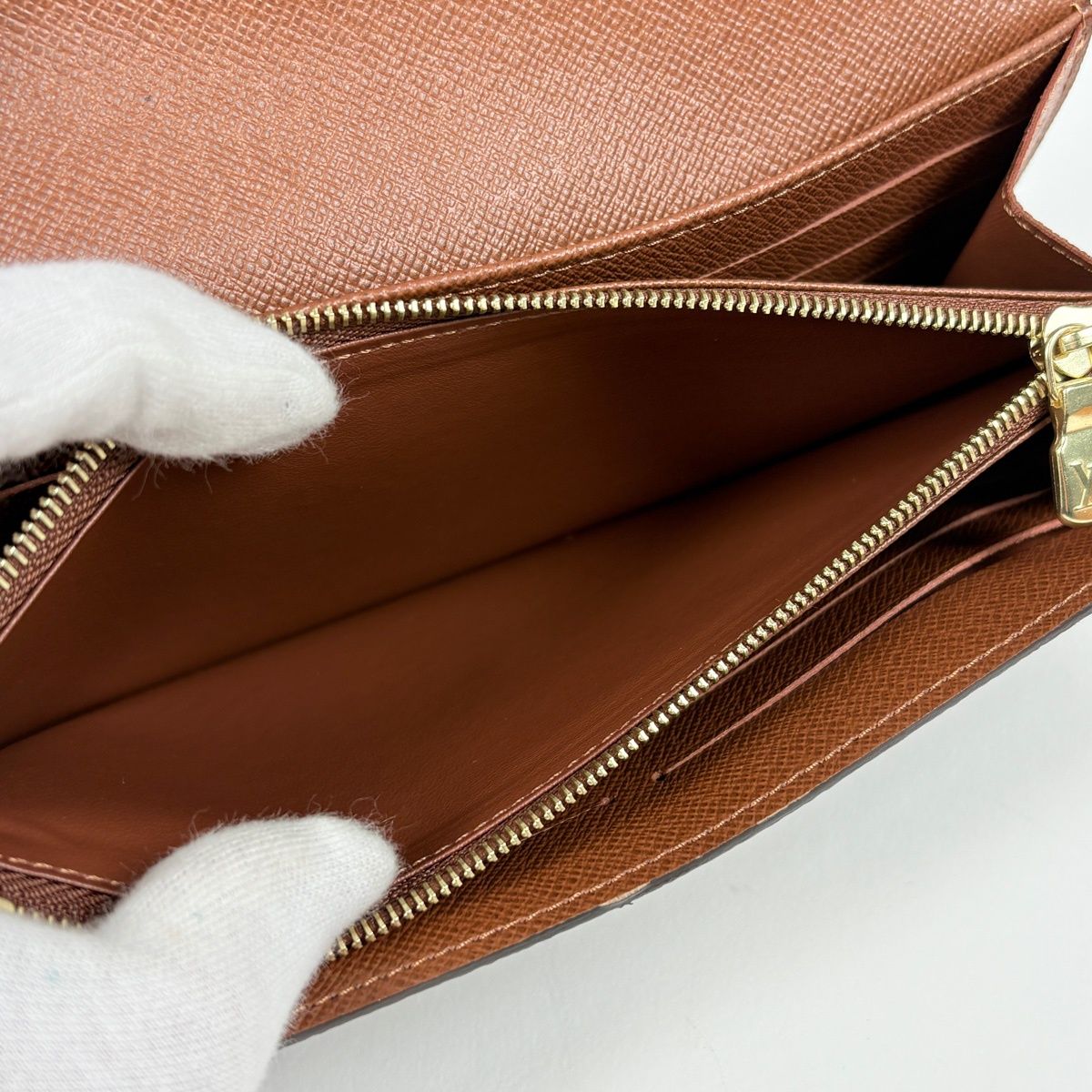 Louis Vuitton Portefeuille Sarah Wallet Monogram Brown — view 6
