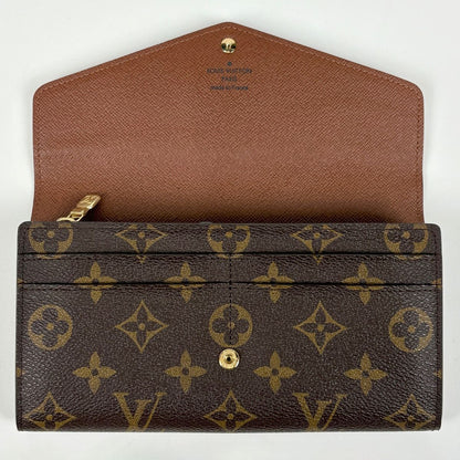 Louis Vuitton Portefeuille Sarah Wallet Monogram Brown — view 7