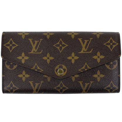 Louis Vuitton Portefeuille Sarah Wallet Monogram Brown
