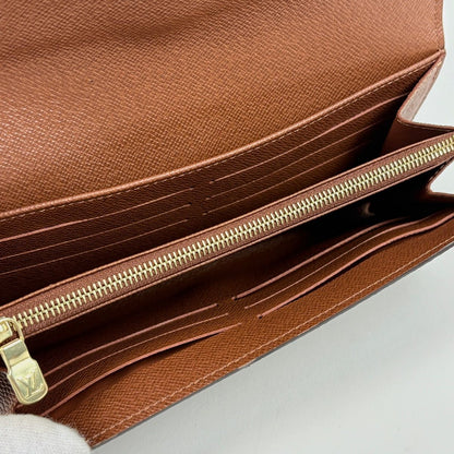 Louis Vuitton Portefeuille Sarah Wallet Monogram Brown — view 5
