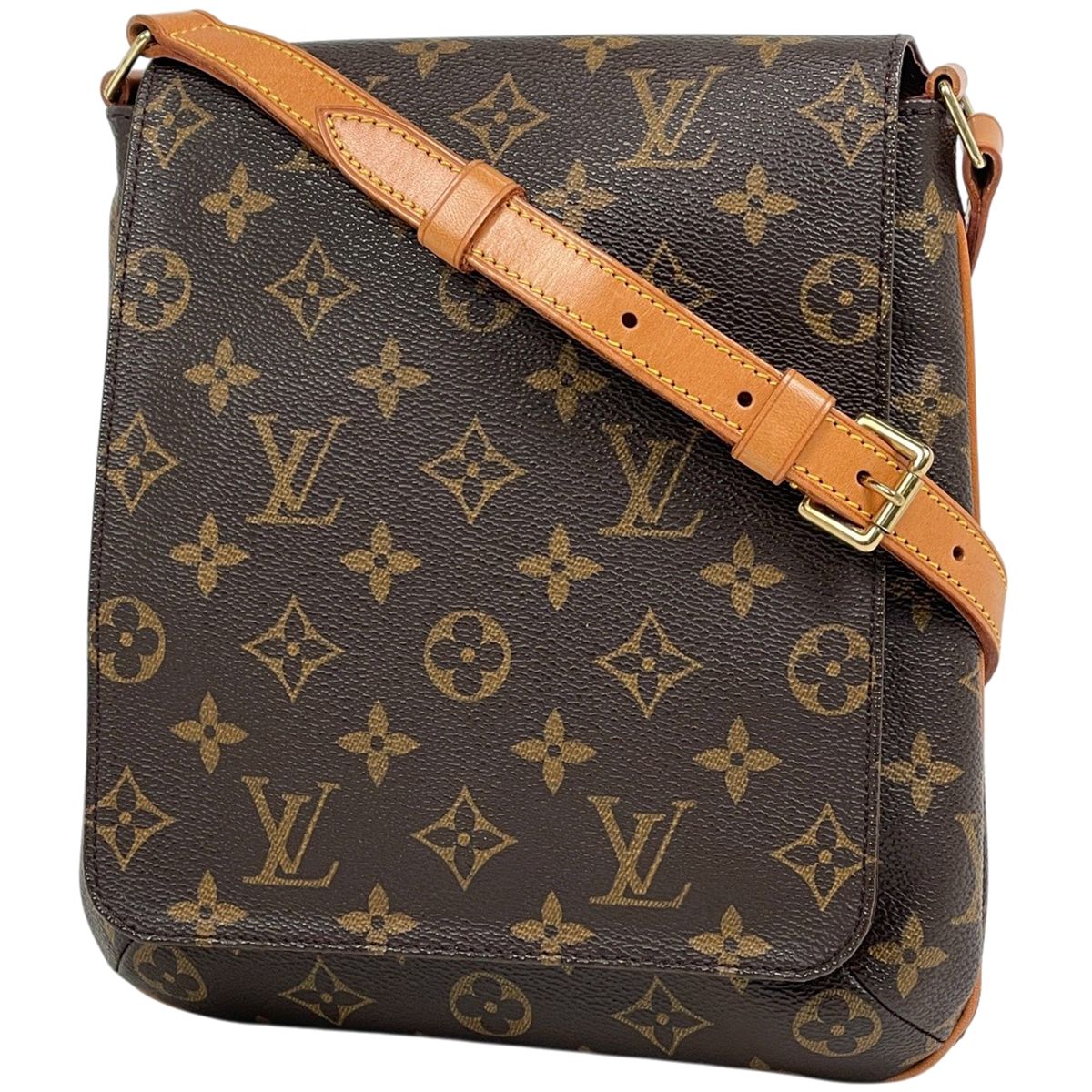 Louis Vuitton Musette Salsa Short Shoulder Bag Monogram Brown