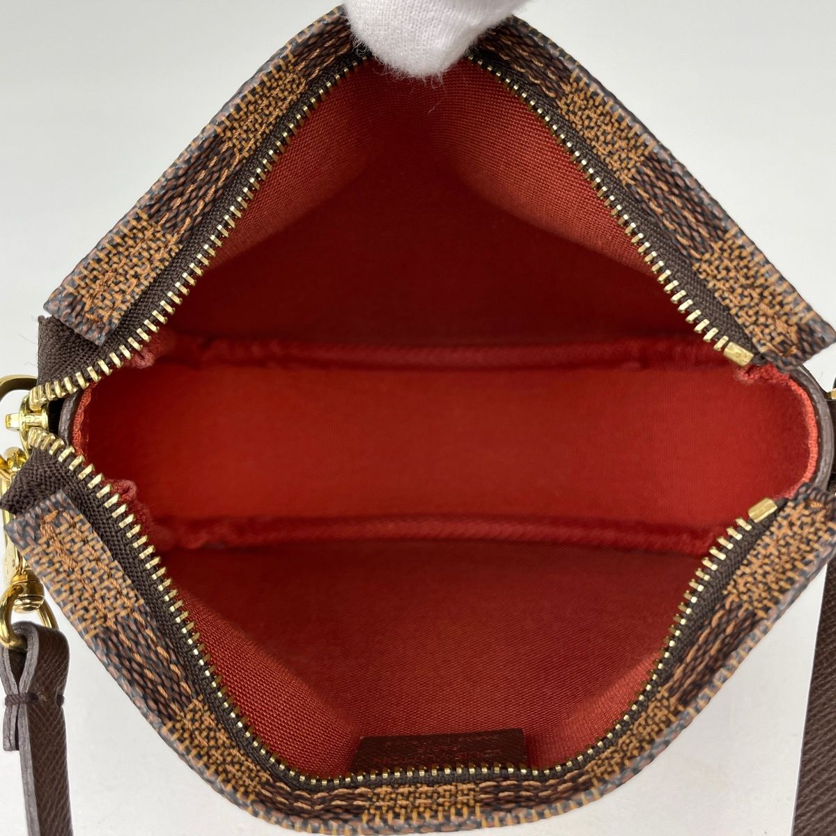 Louis Vuitton Trousse Makeup Pouch Damier Brown — view 6