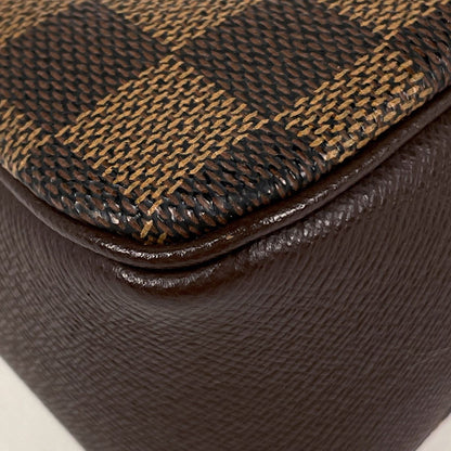 Louis Vuitton Trousse Makeup Pouch Damier Brown — view 3