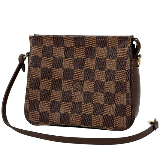 Louis Vuitton Trousse Makeup Pouch Damier Brown