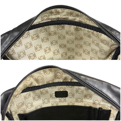 Loewe Anagram Logo Clutch Multi Pouch Black Leather — view 6