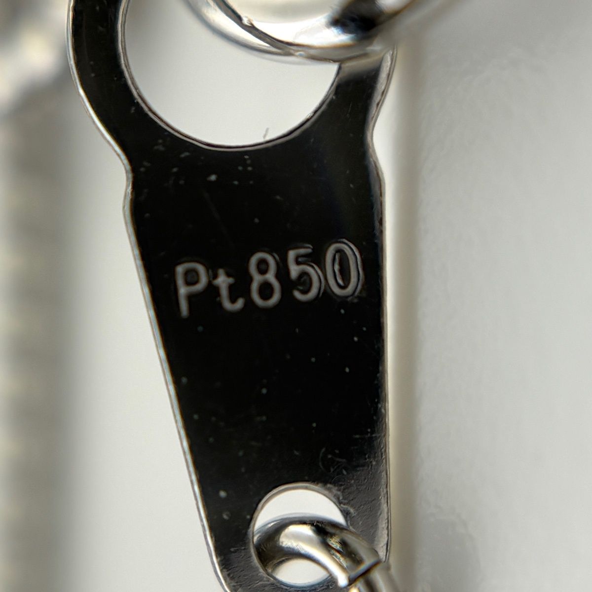 Celine Diamond Necklace Platinum Pendant — view 6